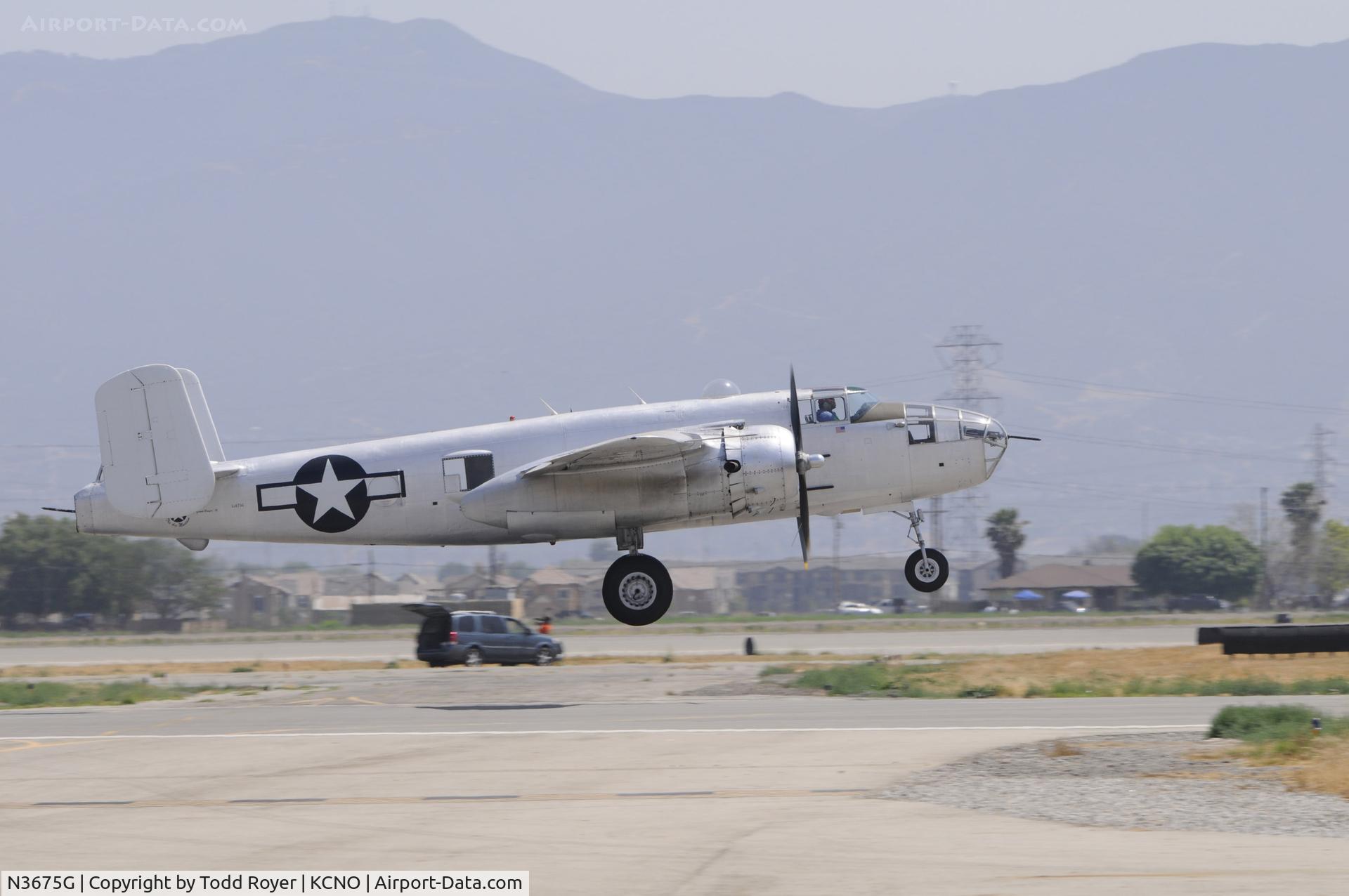 N3675G, 1944 North American B-25J Mitchell Mitchell C/N 108-33698, Chino Airshow 2009