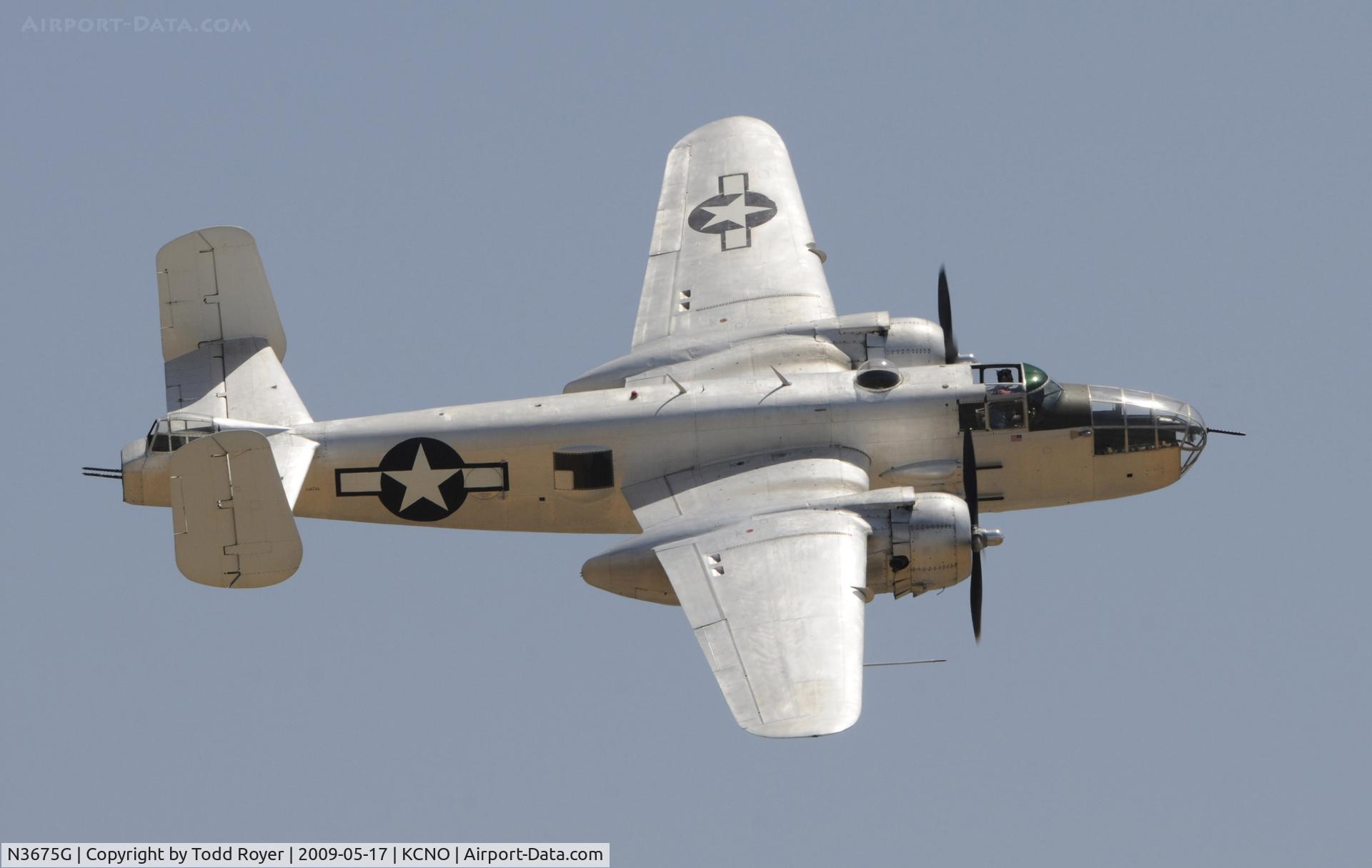 N3675G, 1944 North American B-25J Mitchell Mitchell C/N 108-33698, Chino Airshow 2009