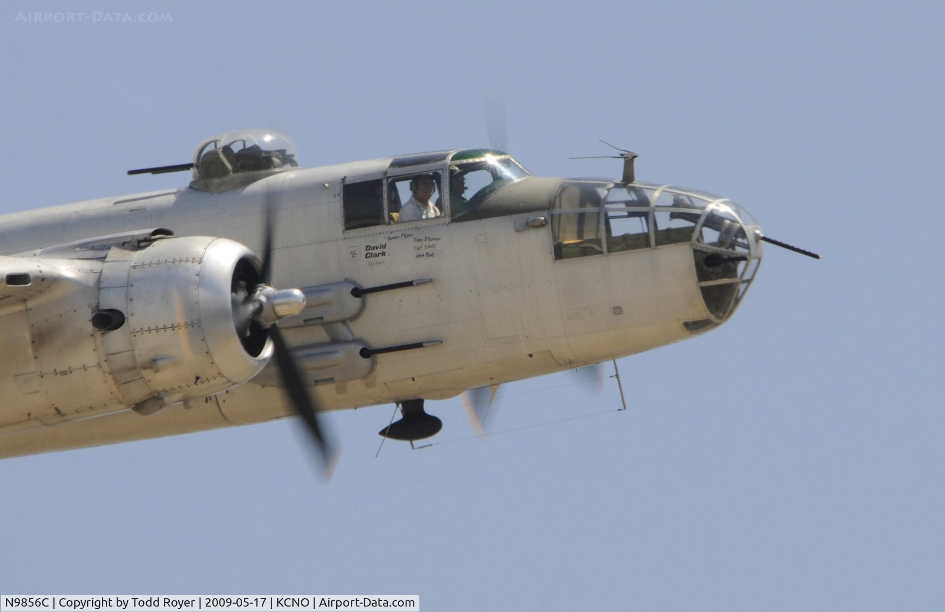 N9856C, 1943 North American TB-25N Mitchell C/N 108-35217, Chino Airshow 2009