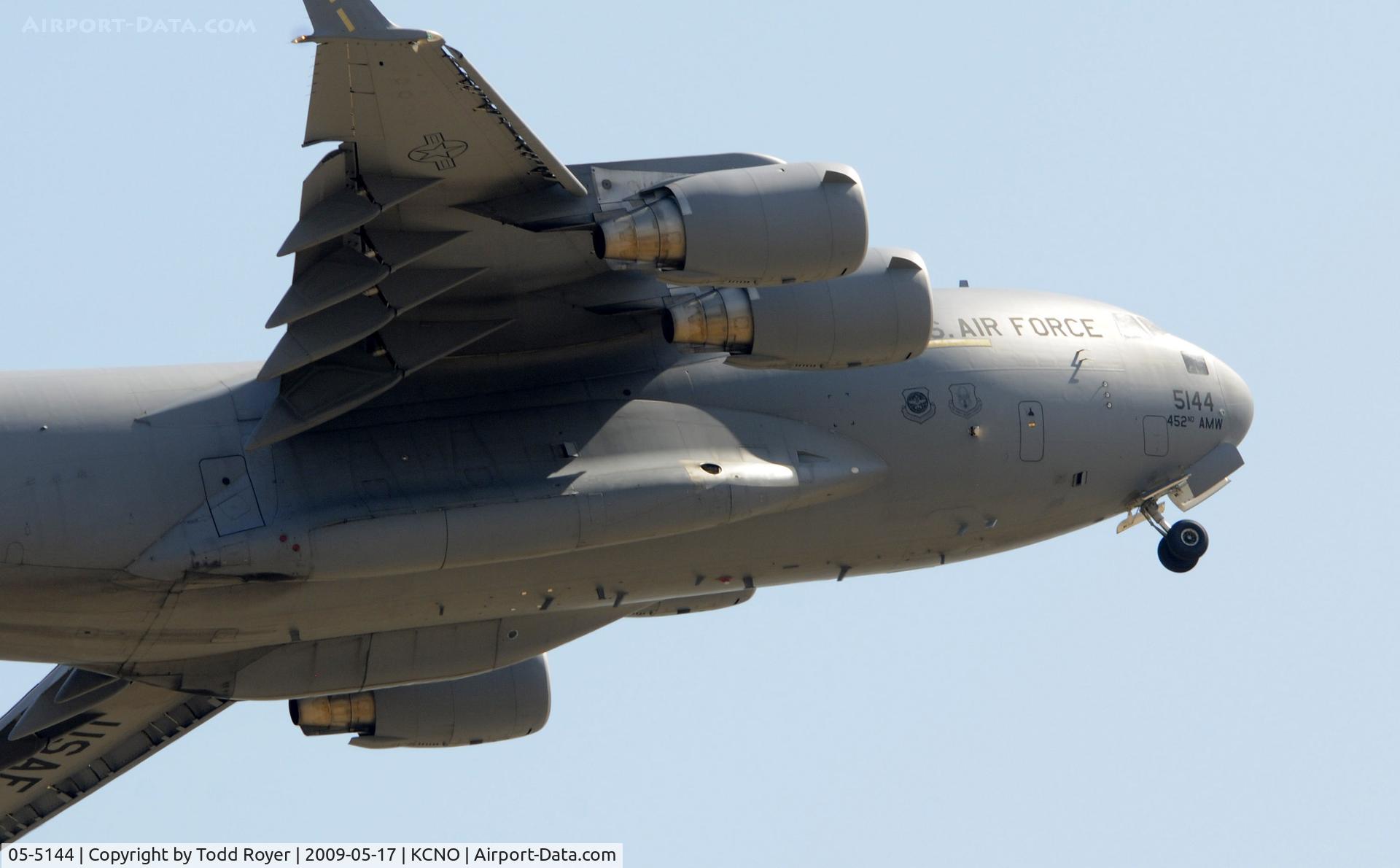 05-5144, 2005 Boeing C-17A Globemaster III C/N P-144, Chino Airshow 2009