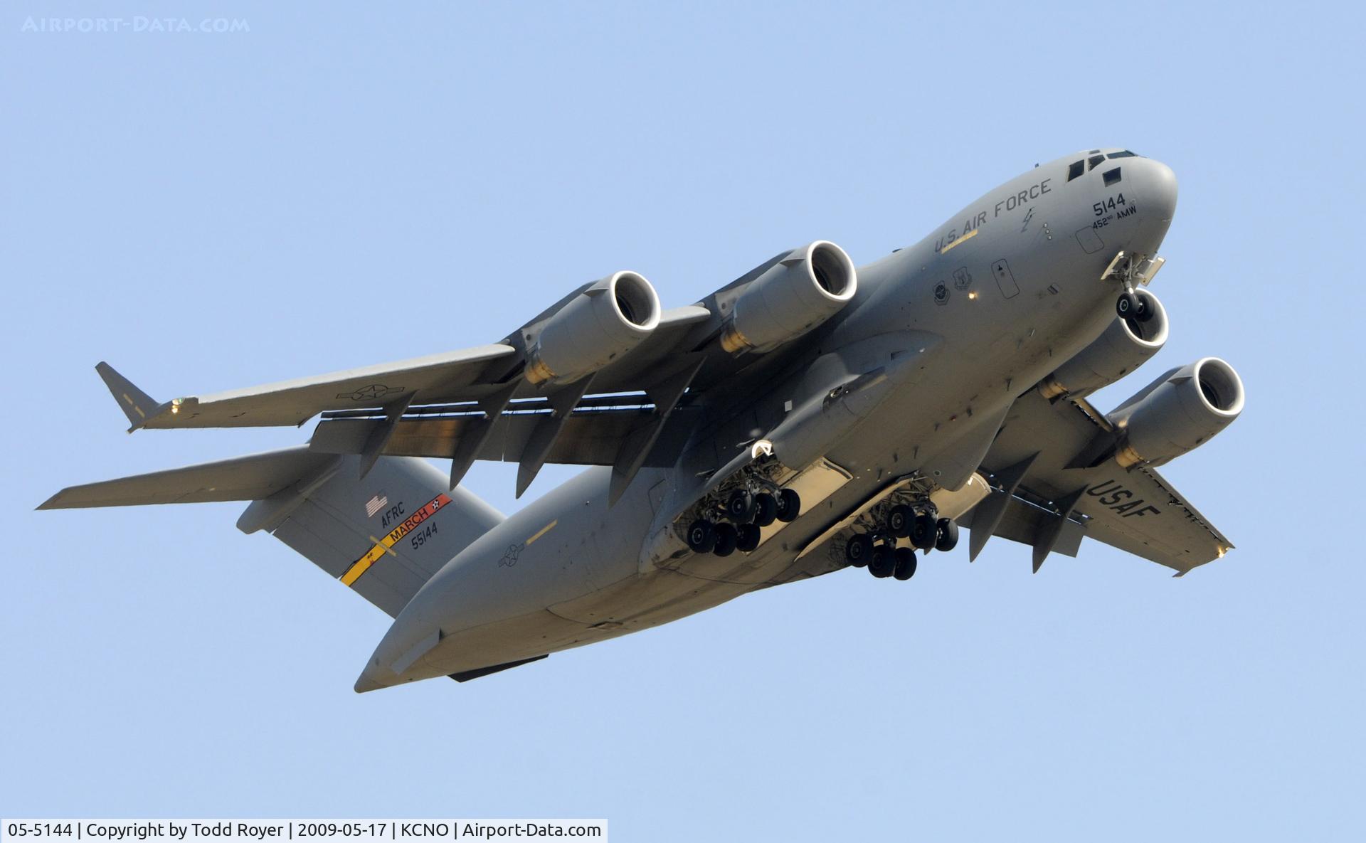 05-5144, 2005 Boeing C-17A Globemaster III C/N P-144, Chino Airshow 2009