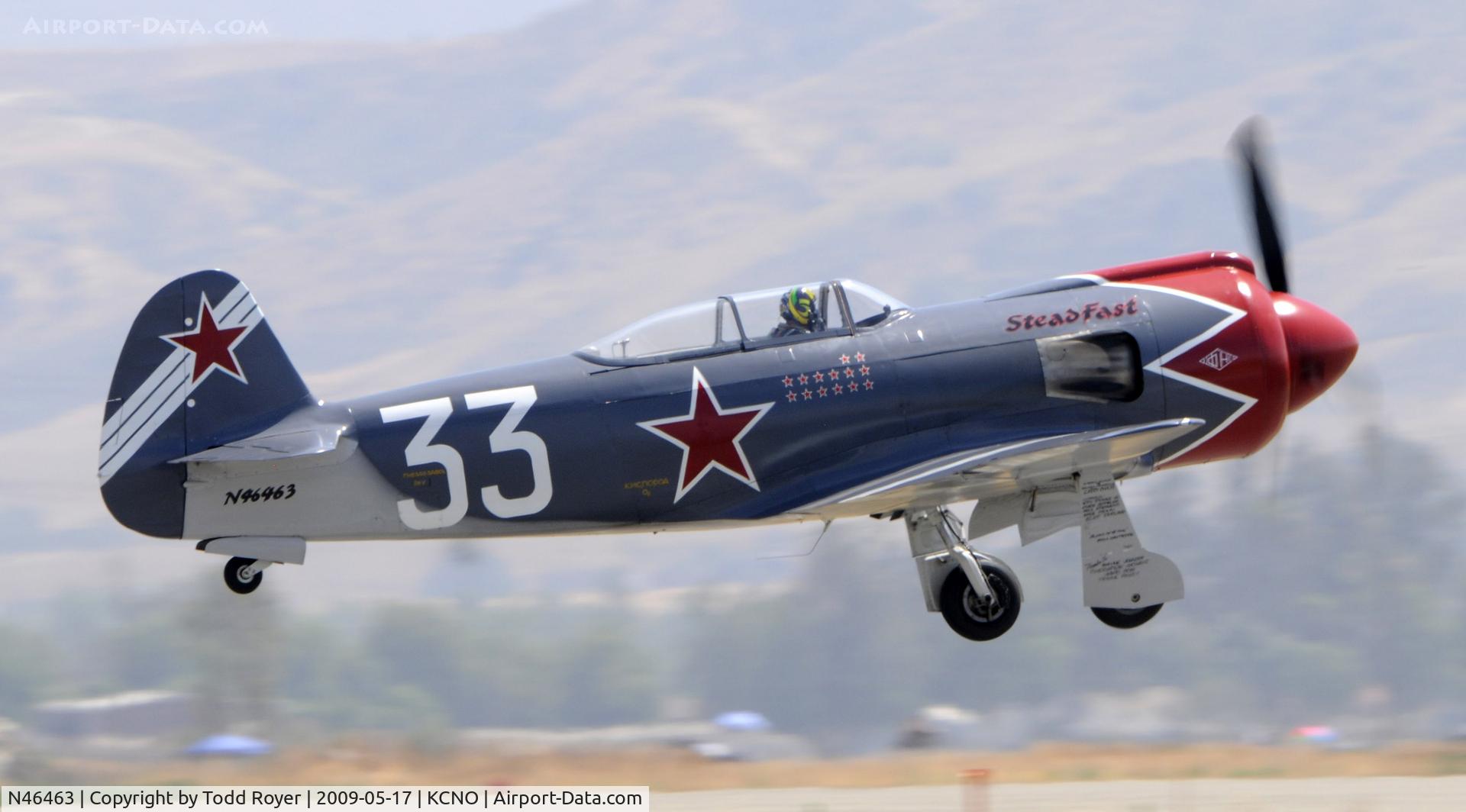 N46463, 2005 Yakovlev (Avione) Yak-3U/R-2000 C/N 001-3/2005, Chino Airshow 2009