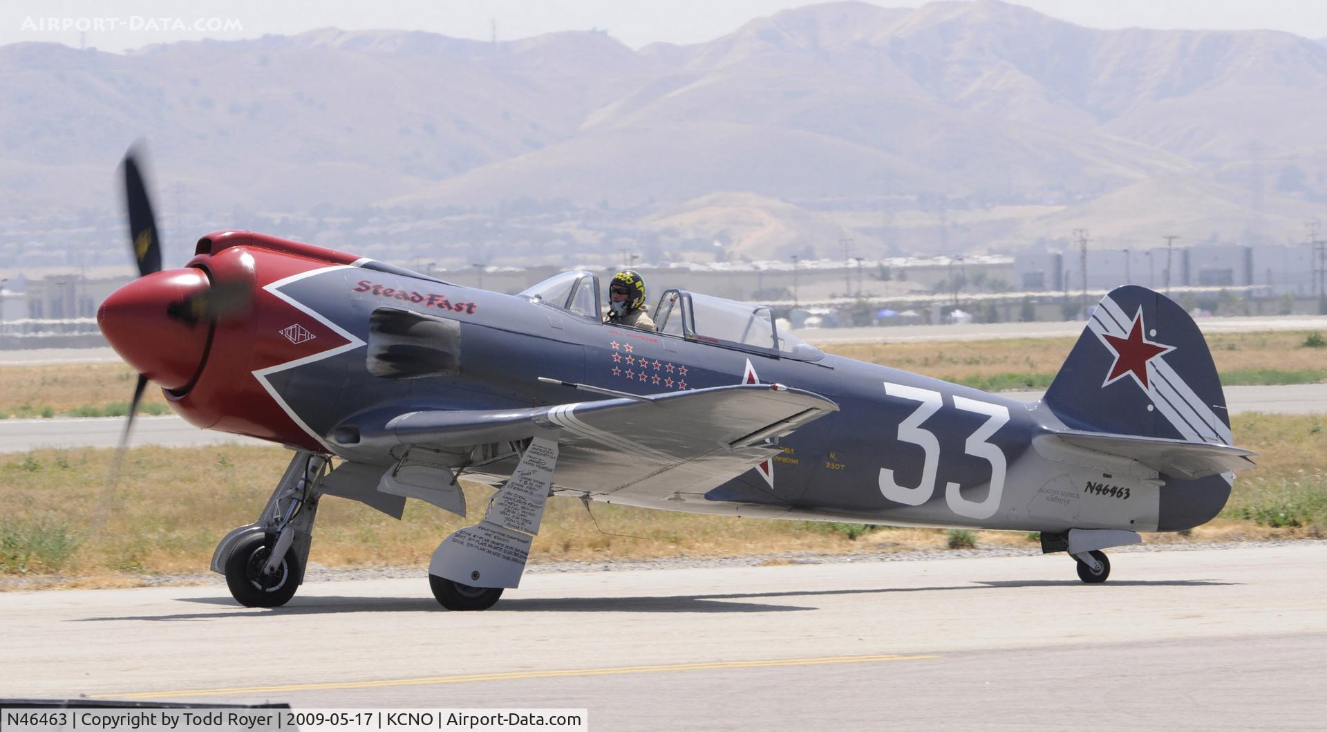 N46463, 2005 Yakovlev (Avione) Yak-3U/R-2000 C/N 001-3/2005, Chino Airshow 2009