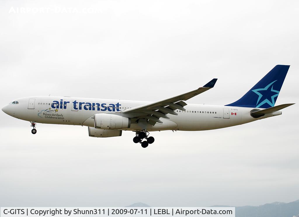 C-GITS, 1999 Airbus A330-243 C/N 0271, Landing rwy 25R