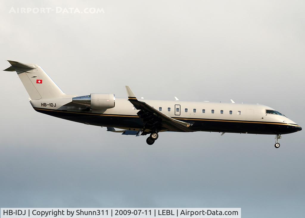 HB-IDJ, Canadair CRJ-100SE (CL-600-2B19) C/N 7136, Landing rwy 25R