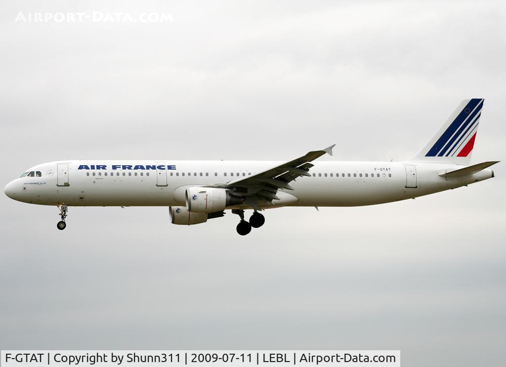 F-GTAT, 2008 Airbus A321-211 C/N 3441, Landing rwy 25R