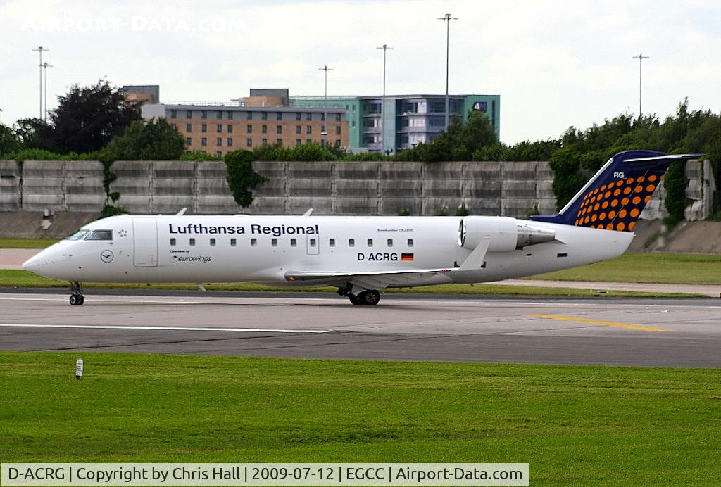 D-ACRG, 2002 Bombardier CRJ-200ER (CL-600-2B19) C/N 7630, Lufthansa Regional operated by Eurowings