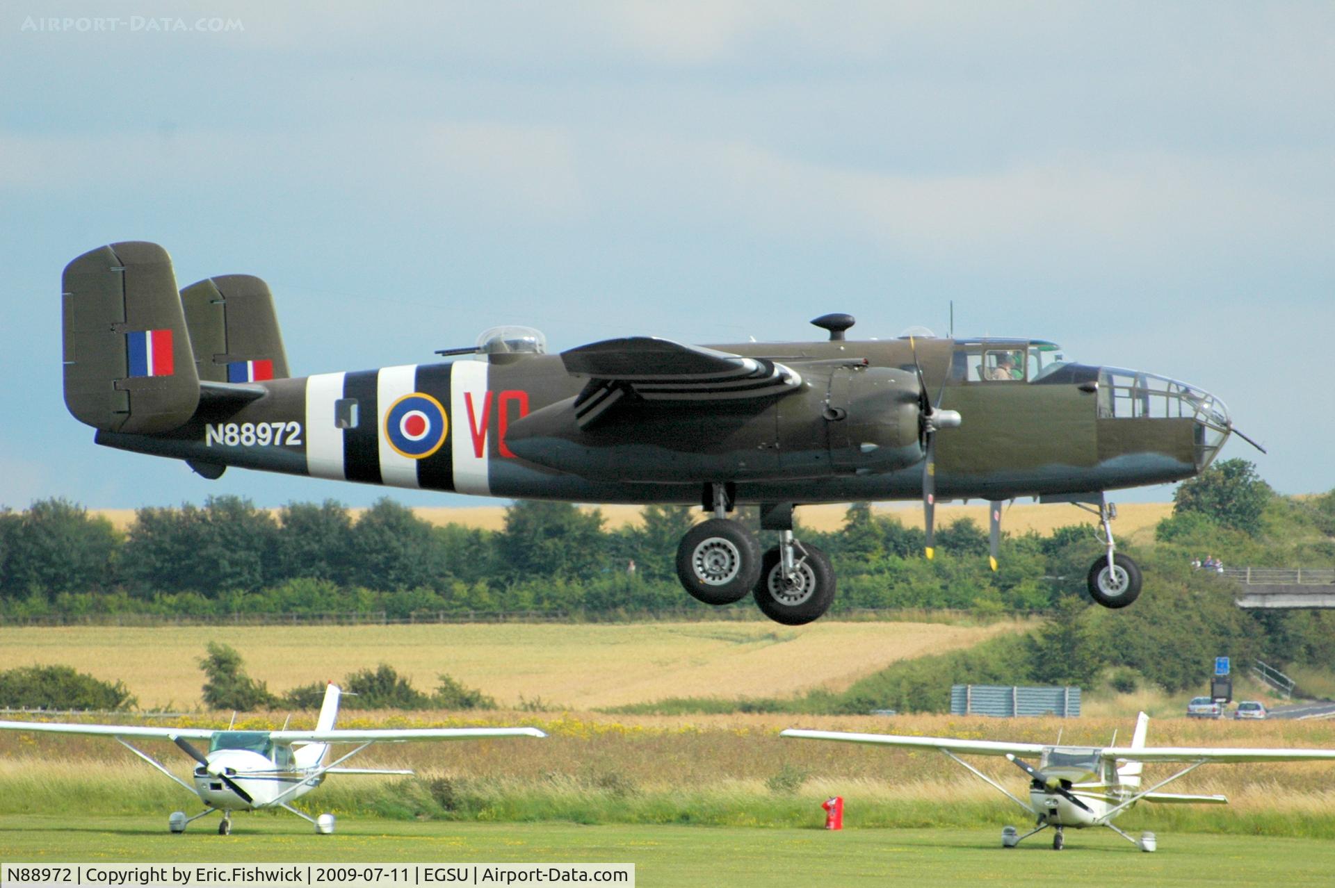 N88972, 1943 North American B-25D Mitchell C/N 100-23644, 4. B-25D-30 Mitchell at Duxford Flying Legends Air Show July 09
