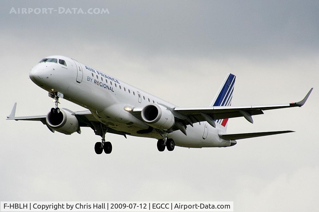 F-HBLH, 2009 Embraer 190LR (ERJ-190-100LR) C/N 19000266, Air France operated by Regional, Embraaer ERJ-190-100LR