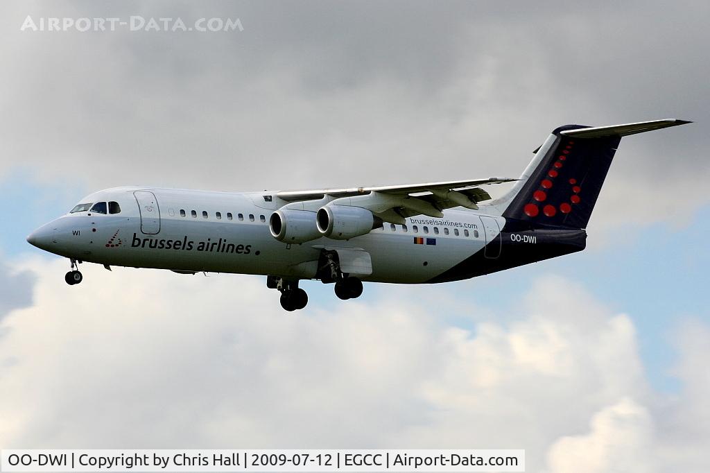 OO-DWI, 1999 British Aerospace Avro 146-RJ100 C/N E3342, Brussels Airlines