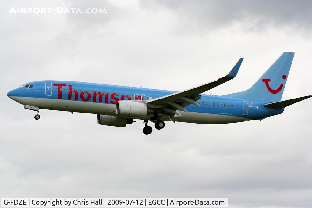 G-FDZE, 2008 Boeing 737-8K5 C/N 35137, Thomson
