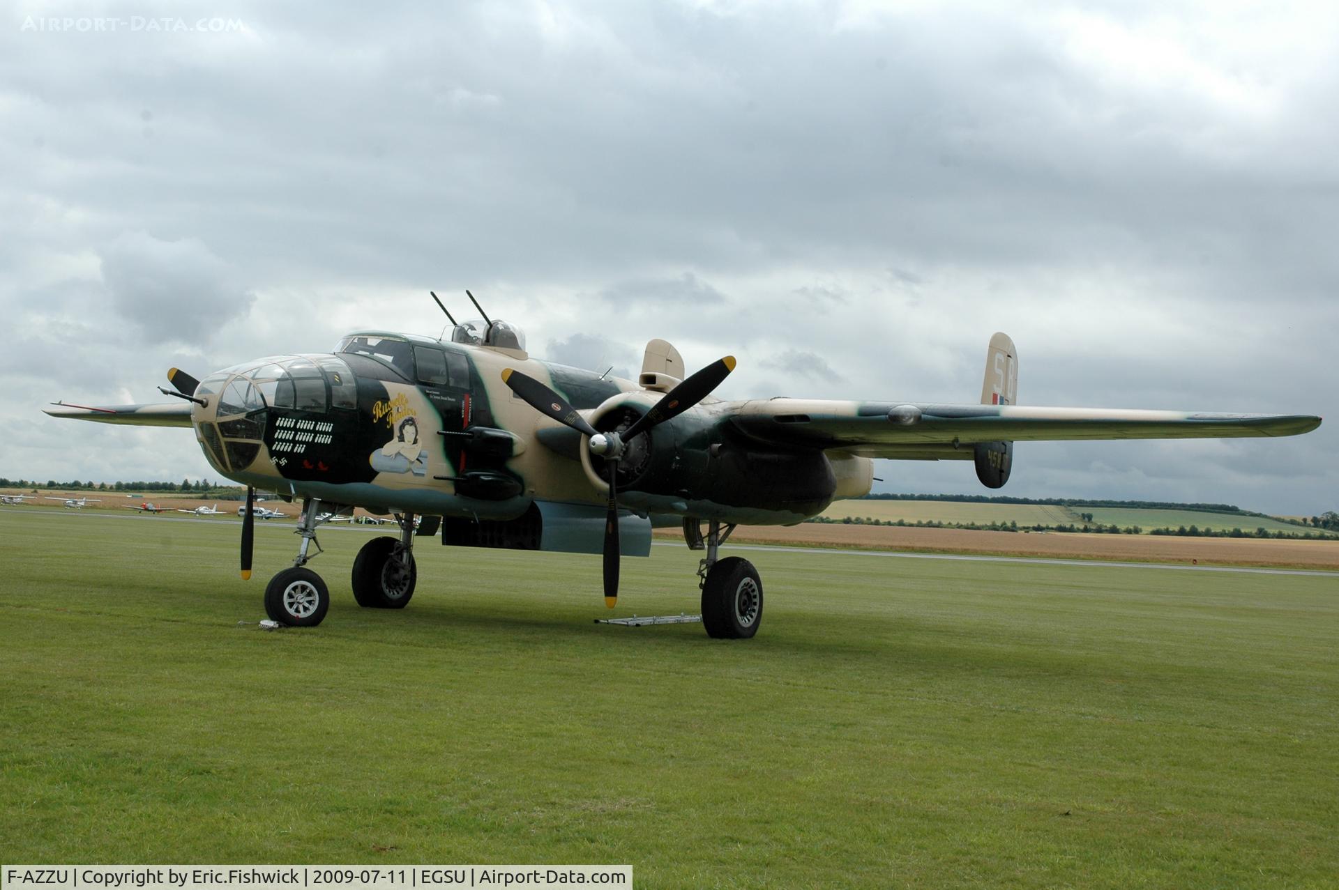 F-AZZU, 1945 North American B-25J Mitchell Mitchell C/N 108-47562, 3. B-25J-35 Mitchell at Duxford Flying Legends Air Show July 09