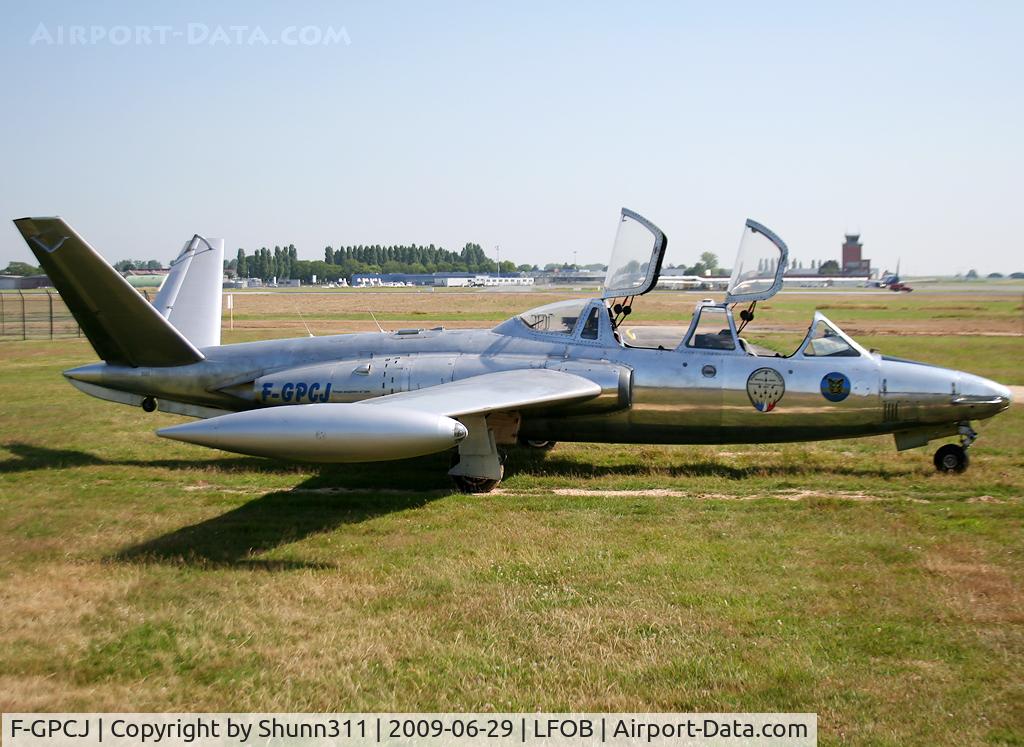 F-GPCJ, 1962 Fouga CM-170R Magister C/N 369, Right side