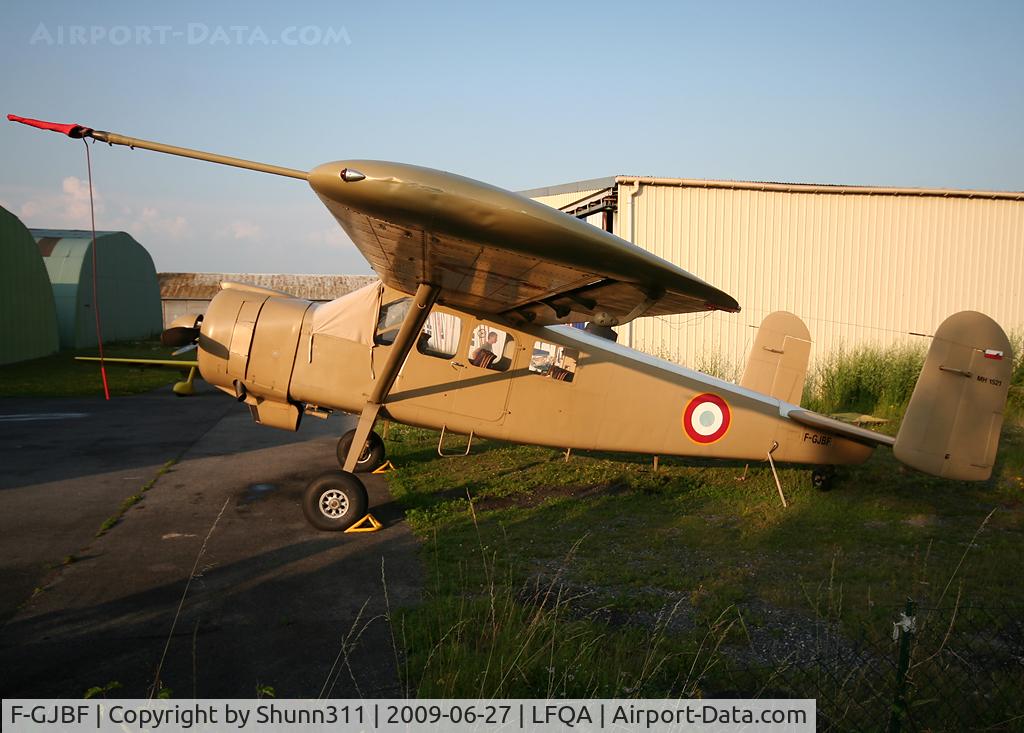 F-GJBF, Max Holste MH-1521C-1 Broussard C/N 13, Parked and freshly restored...