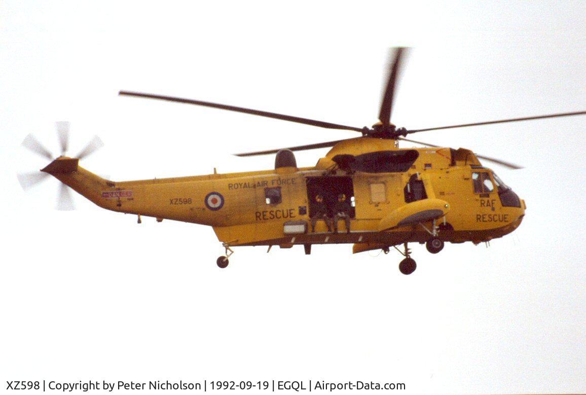XZ598, 1978 Westland Sea King HAR.3 C/N WA864, Sea King HAR.3 of 202 Squadron at the 1992 Leuchars Airshow.