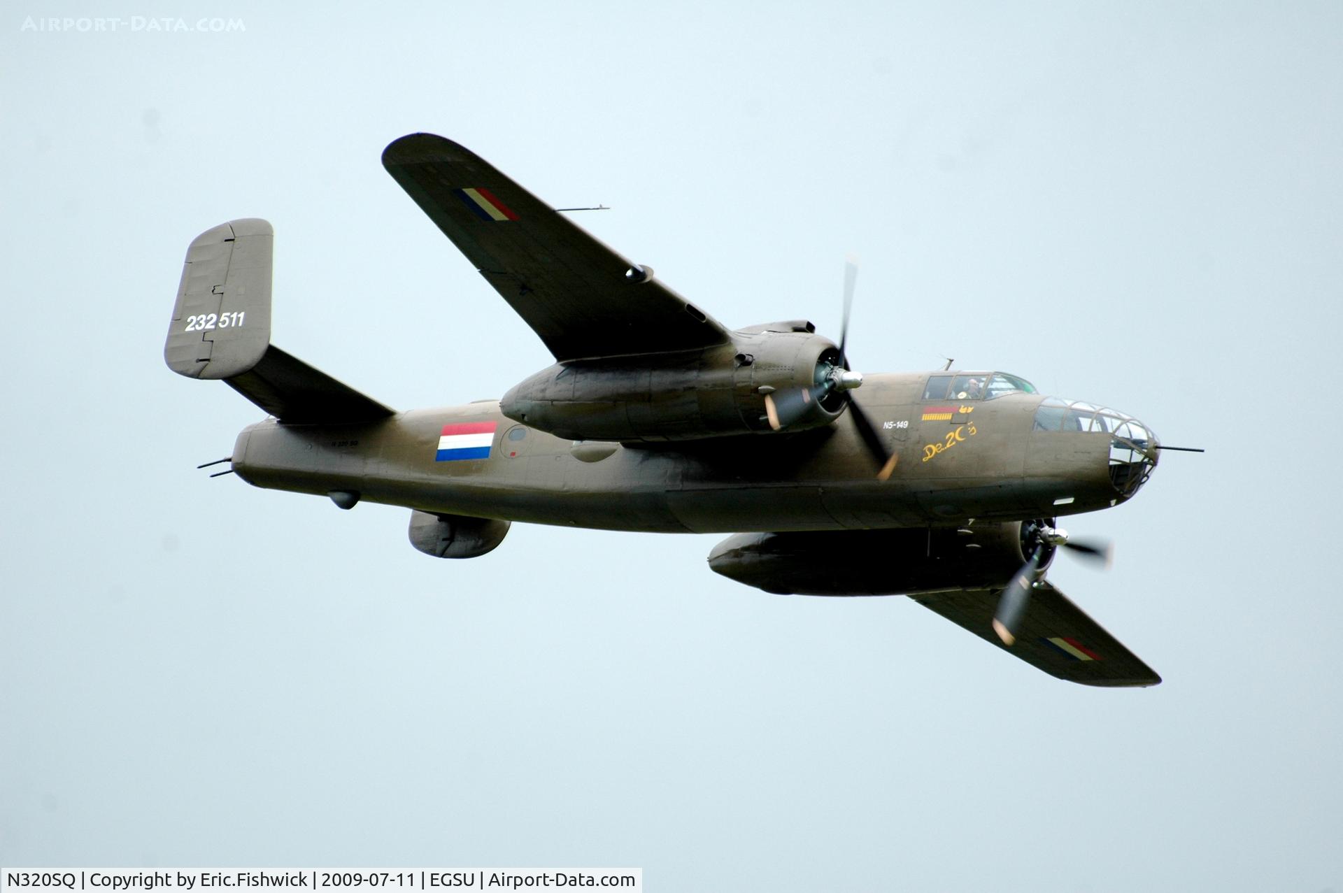 N320SQ, 1944 North American B-25N Mitchell C/N 108-32782, 43. B-25J-35 Mitchell at Duxford Flying Legends Air Show July 09