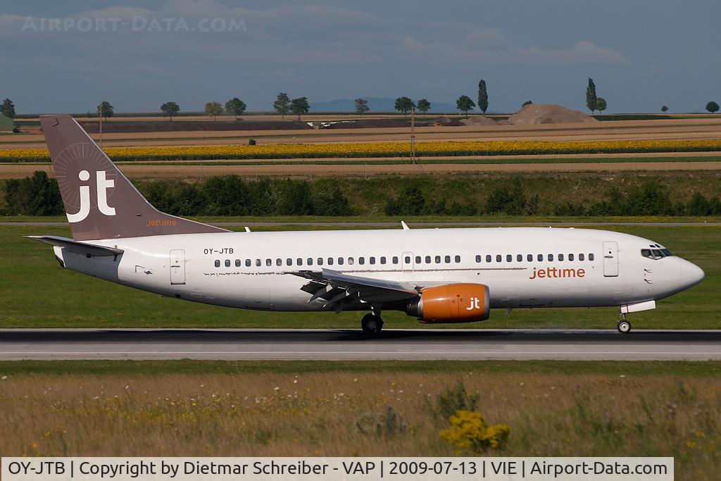 OY-JTB, 1989 Boeing 737-3Y0 C/N 24464, Jettime Boeing 737-300