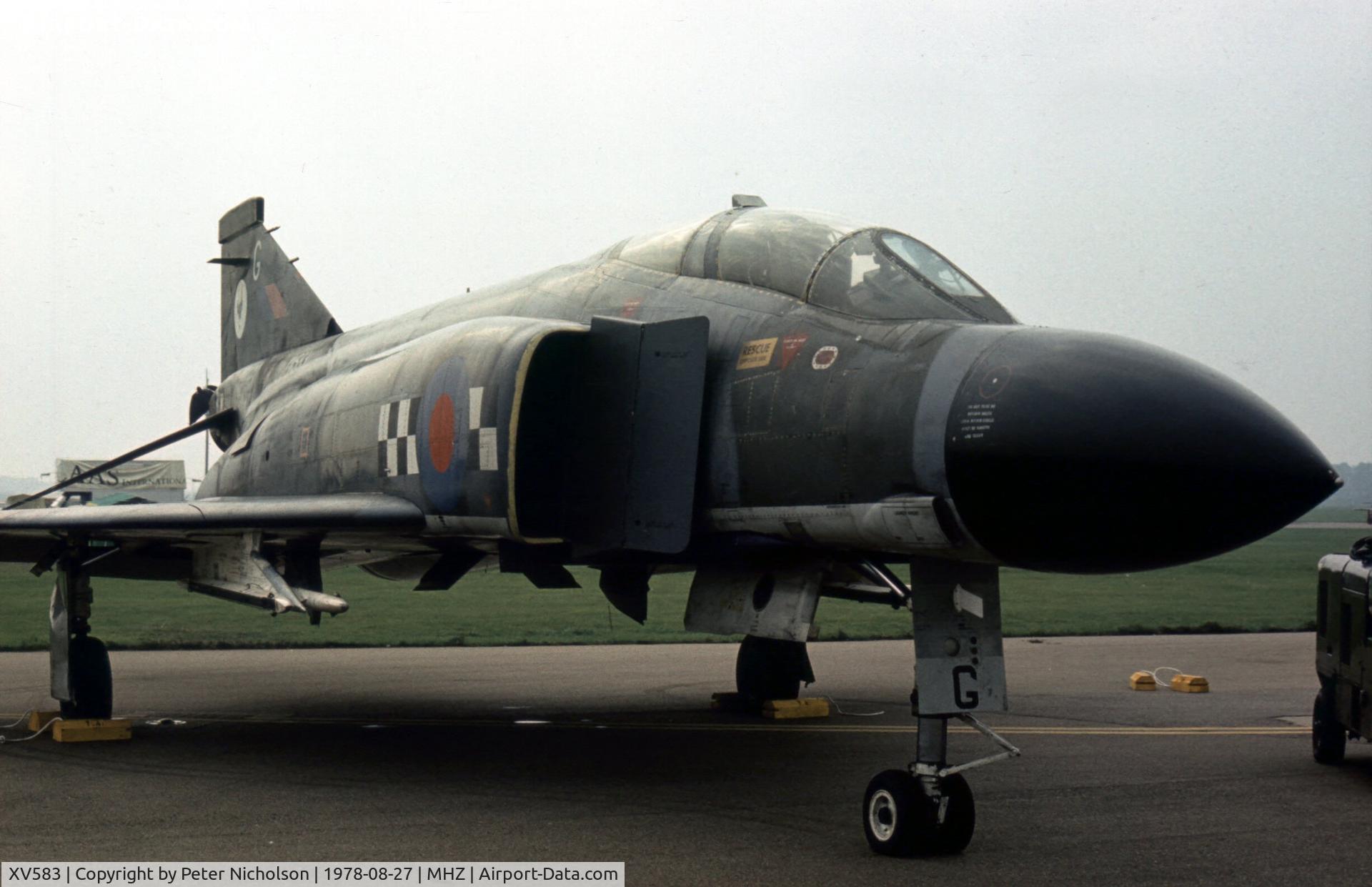 XV583, 1969 McDonnell Douglas Phantom FG1 C/N 9337/3268, Phantom FG.1 of 43 Squadron at the 1978 Mildenhall Air Fete.