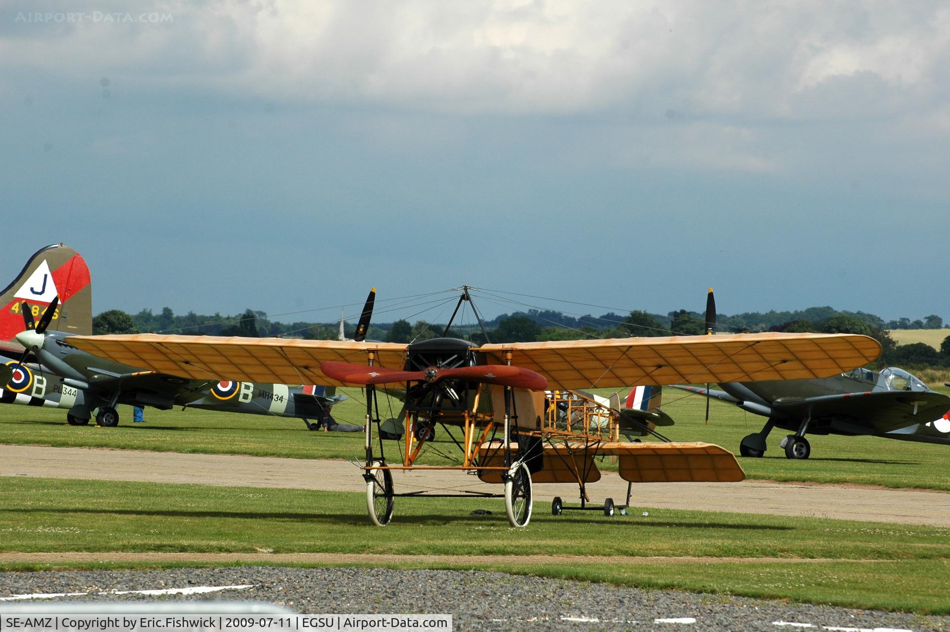SE-AMZ, 1919 Bleriot XI C/N EAA-1184-SE, Thulin A/Bleriot XI at Duxford Flying Legends Air Show July 09