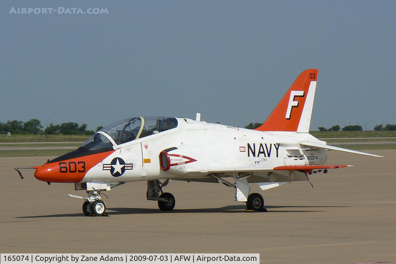 165074, McDonnell Douglas T-45C Goshawk C/N A078, At Alliance Fort Worth