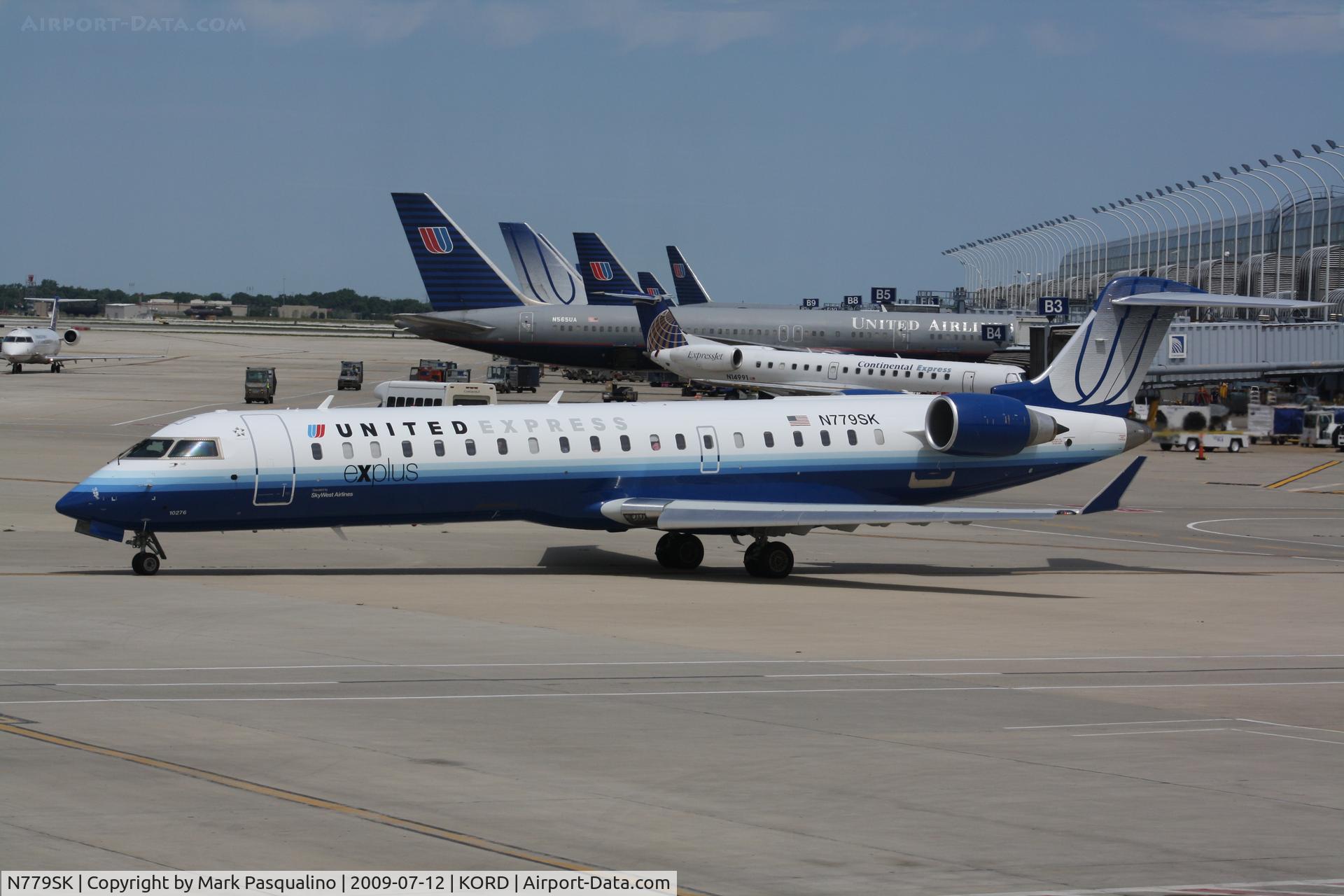 N779SK, 2009 Bombardier CRJ-702 (CL-600-2C10) Regional Jet C/N 10276, CL-600-2C10