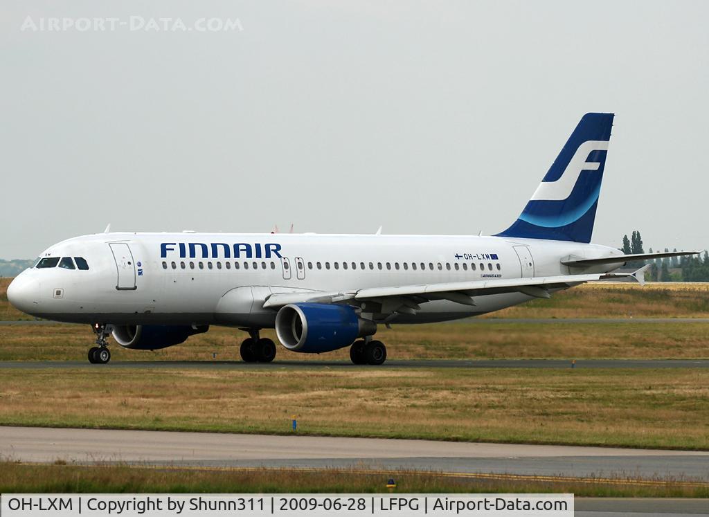 OH-LXM, 2003 Airbus A320-214 C/N 2154, Taxiing for departure...