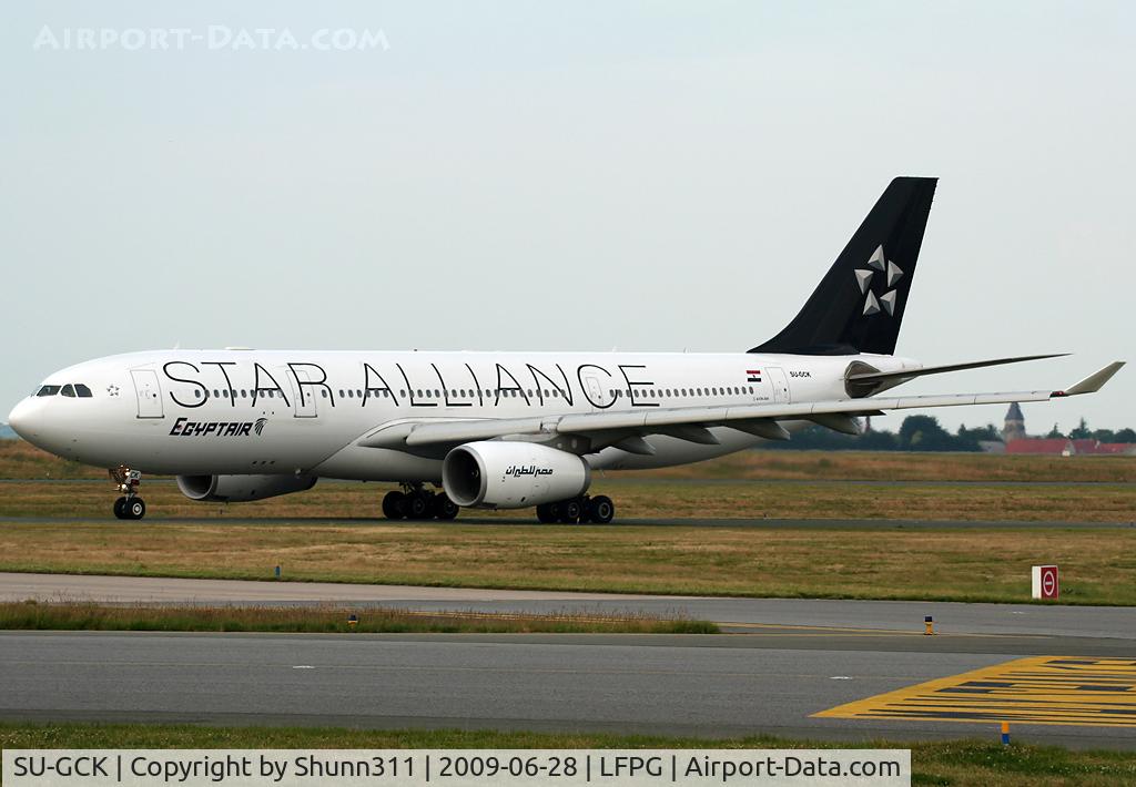 SU-GCK, 2006 Airbus A330-243 C/N 726, Taxiing for departure...