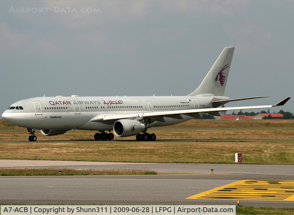 A7-ACB, 2002 Airbus A330-203 C/N 489, Taxiing for departure...