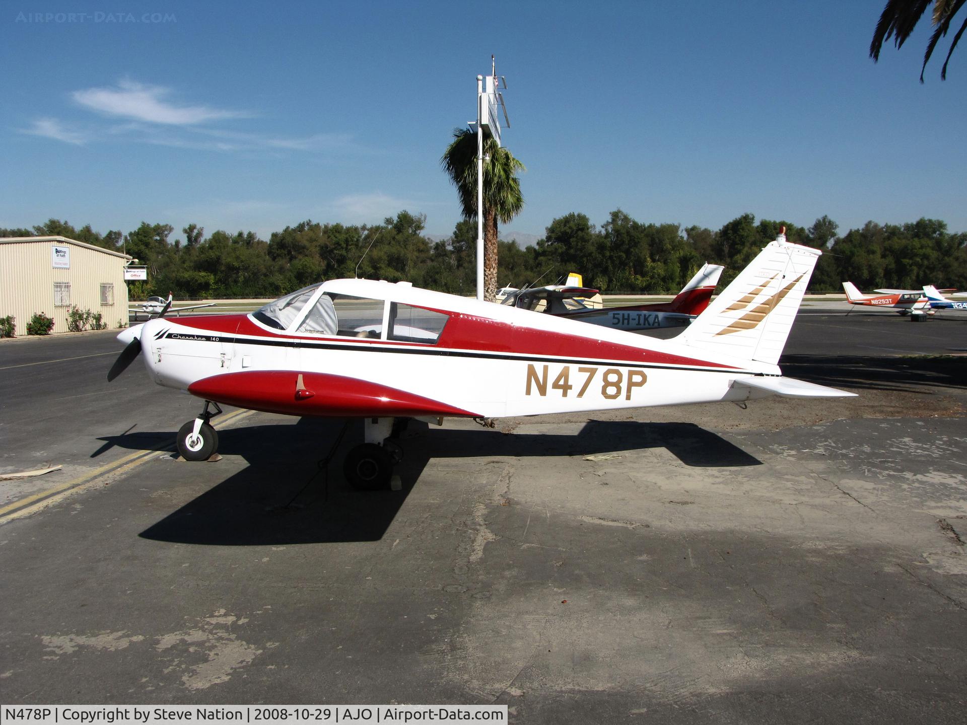 N478P, 1968 Piper PA-28-140 C/N 28-24807, 1968 Piper PA-28-140 Cherokee @ 
