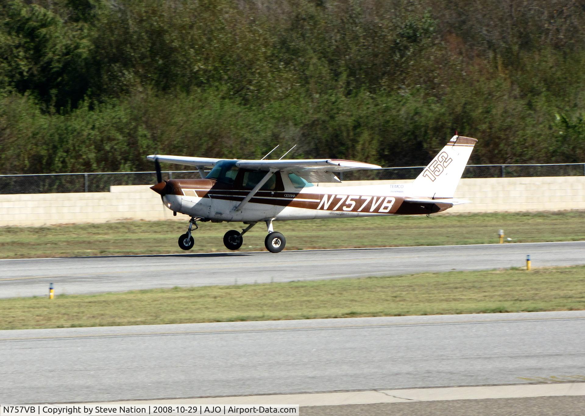 N757VB, 1977 Cessna 152 C/N 15280028, TEMCO International flying school 1977 Cesna 152 lift off @ 