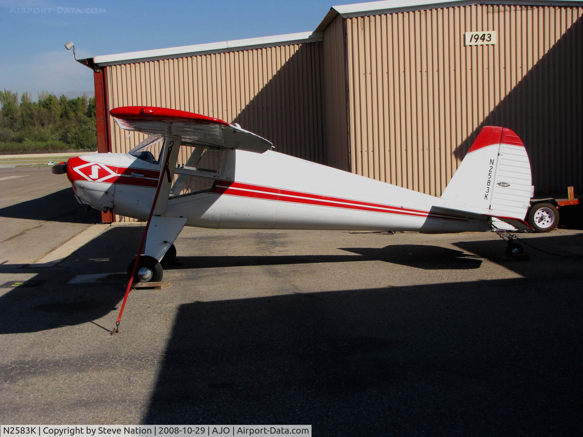 N2583K, 1947 Luscombe 8A C/N 5693, Sharp 1947 Luscombe 8A @ 