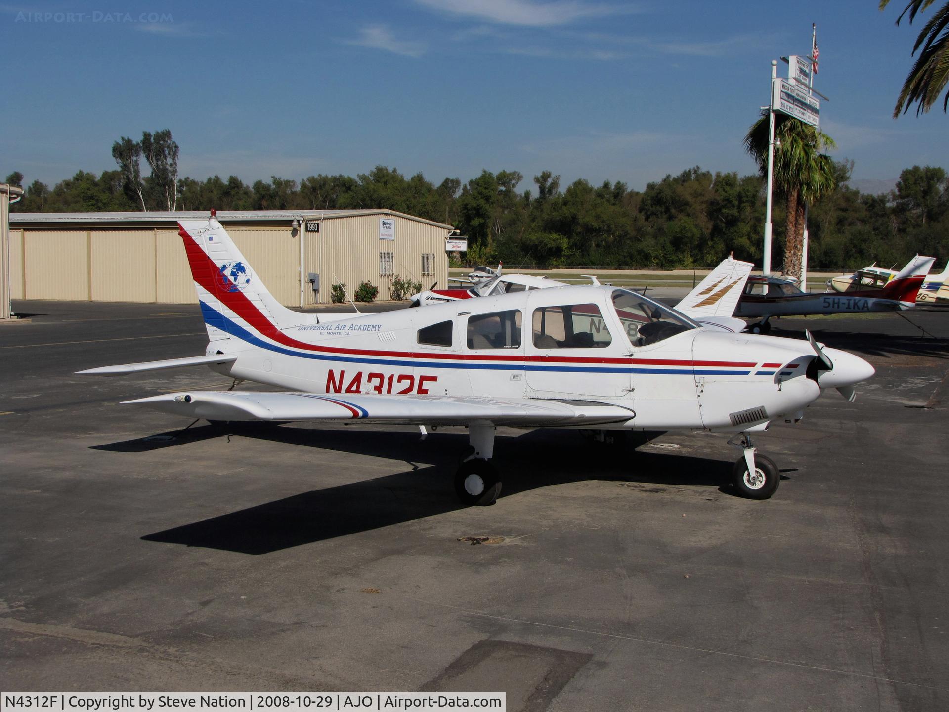 N4312F, 1977 Piper PA-28-181 Archer II C/N 287790010, Universal Air Academy 1977 Piper PA-28-181 @ 