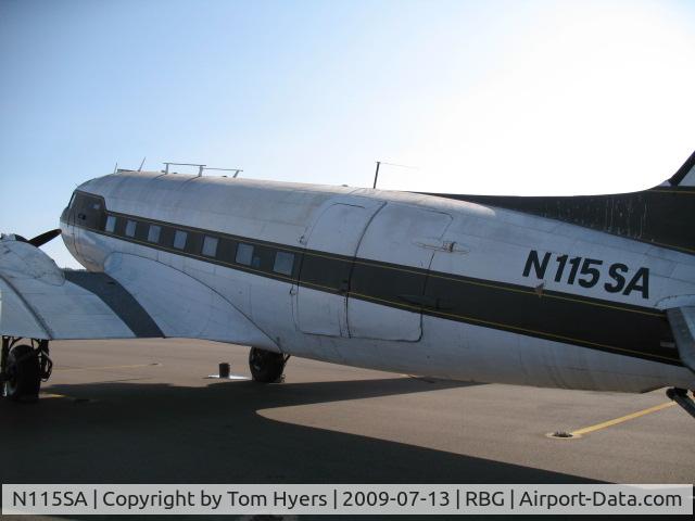 N115SA, 1944 Douglas DC3C-S1C3G (C-47A) C/N 13310, Looks Tired