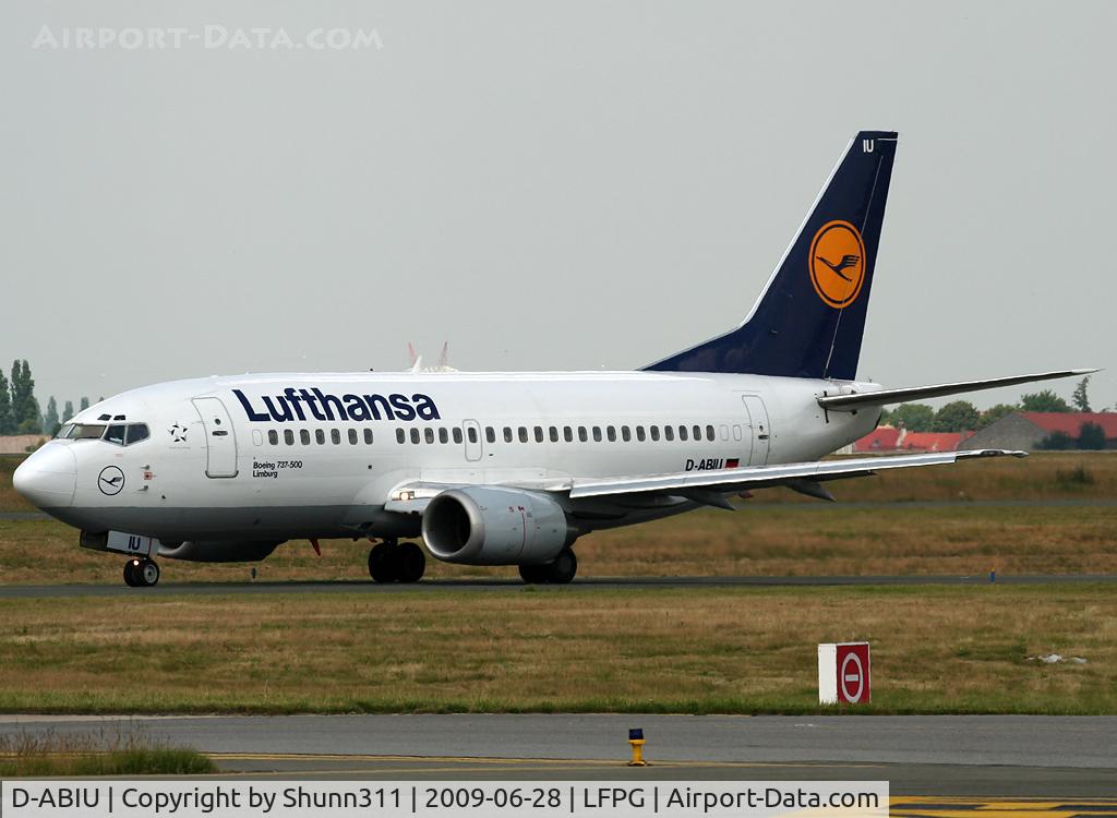 D-ABIU, 1991 Boeing 737-530 C/N 24944, Taxiing for departure...