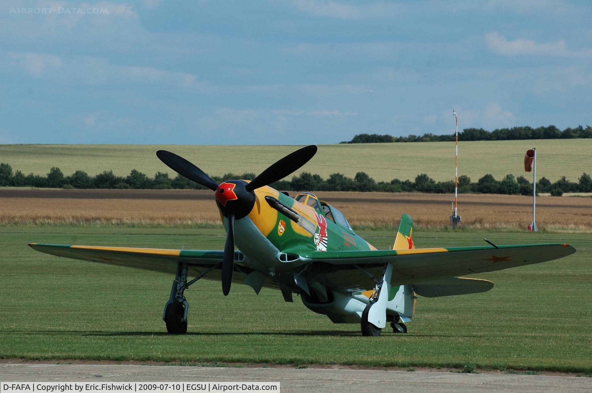 D-FAFA, 1943 Yakovlev Yak-9UM C/N 0917918, D-FAFA Yak-9UM at Duxford Flying Legends Air Show July 09