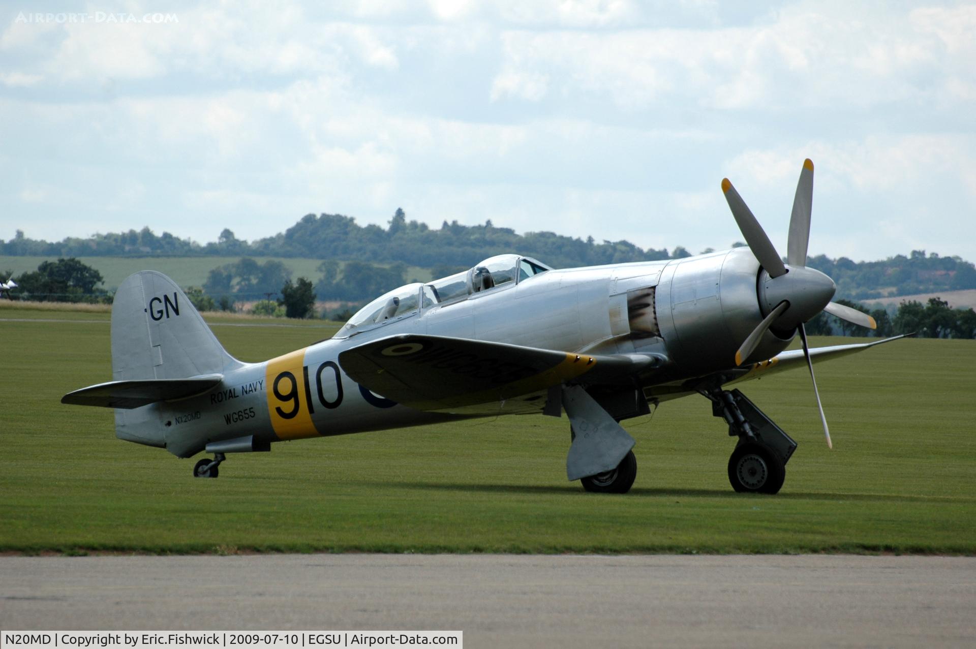 N20MD, 1952 Hawker Sea Fury T.20 C/N 41H/636070, 2. N20MD at Duxford Flying Legends Air Show July 09