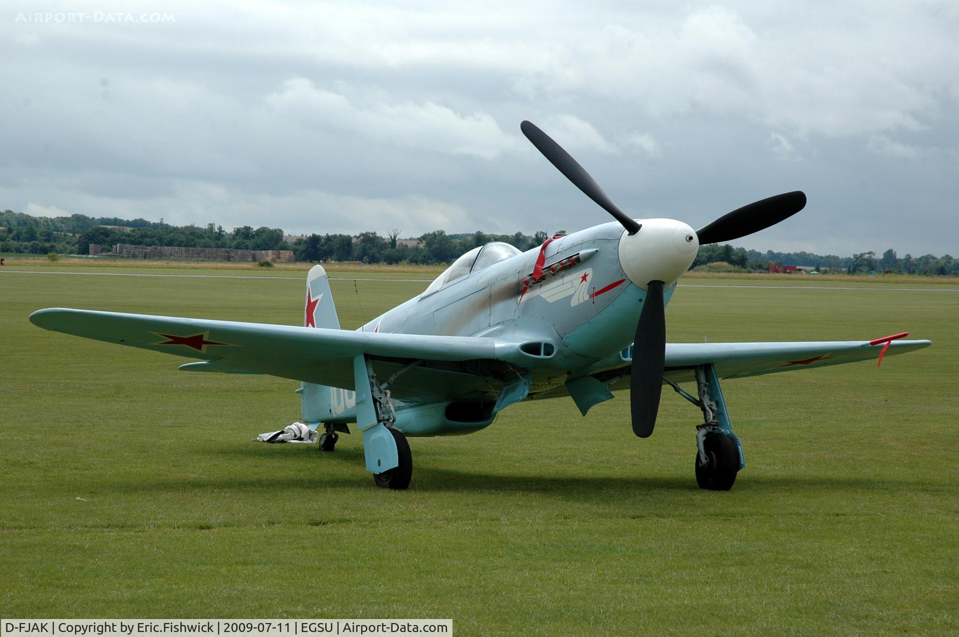 D-FJAK, 1996 Yakovlev Yak-3UA C/N 0470107, 3. D-FJAK at Duxford Flying Legends Air Show July 09