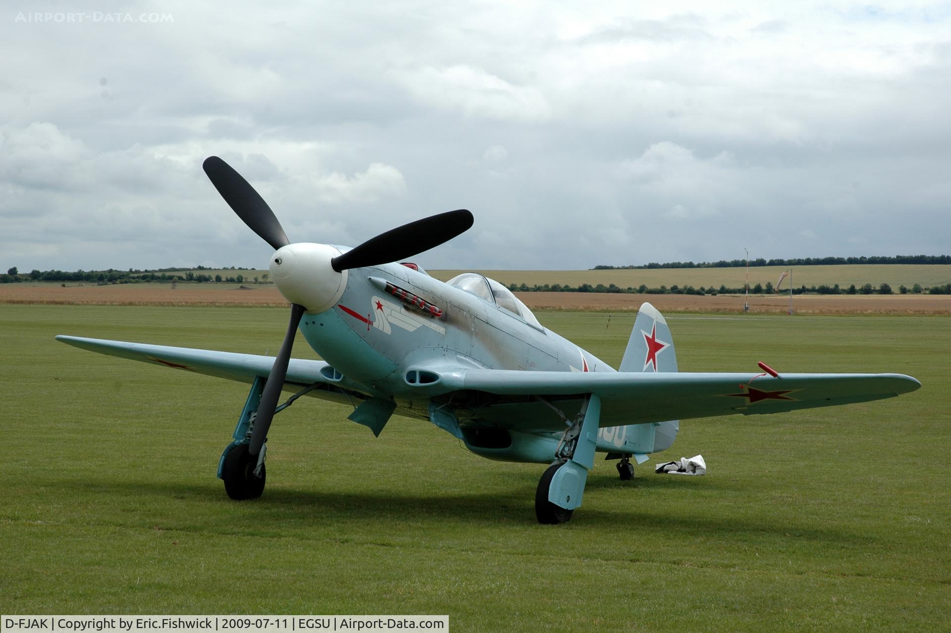D-FJAK, 1996 Yakovlev Yak-3UA C/N 0470107, 3. D-FJAK at Duxford Flying Legends Air Show July 09