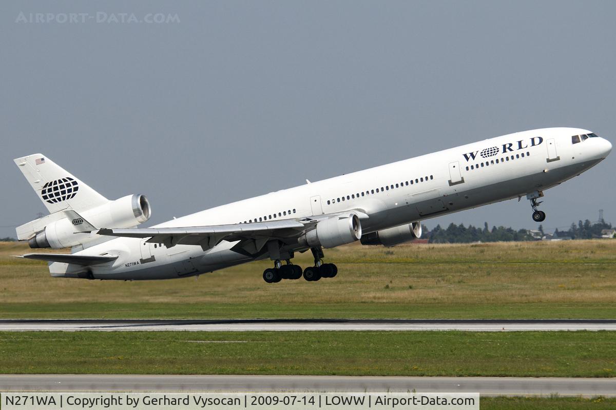 N271WA, 1992 McDonnell Douglas MD-11 C/N 48518, rare visitor @ vie