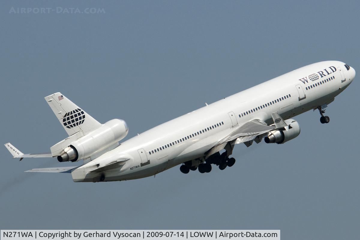 N271WA, 1992 McDonnell Douglas MD-11 C/N 48518, rare visitor @ vie