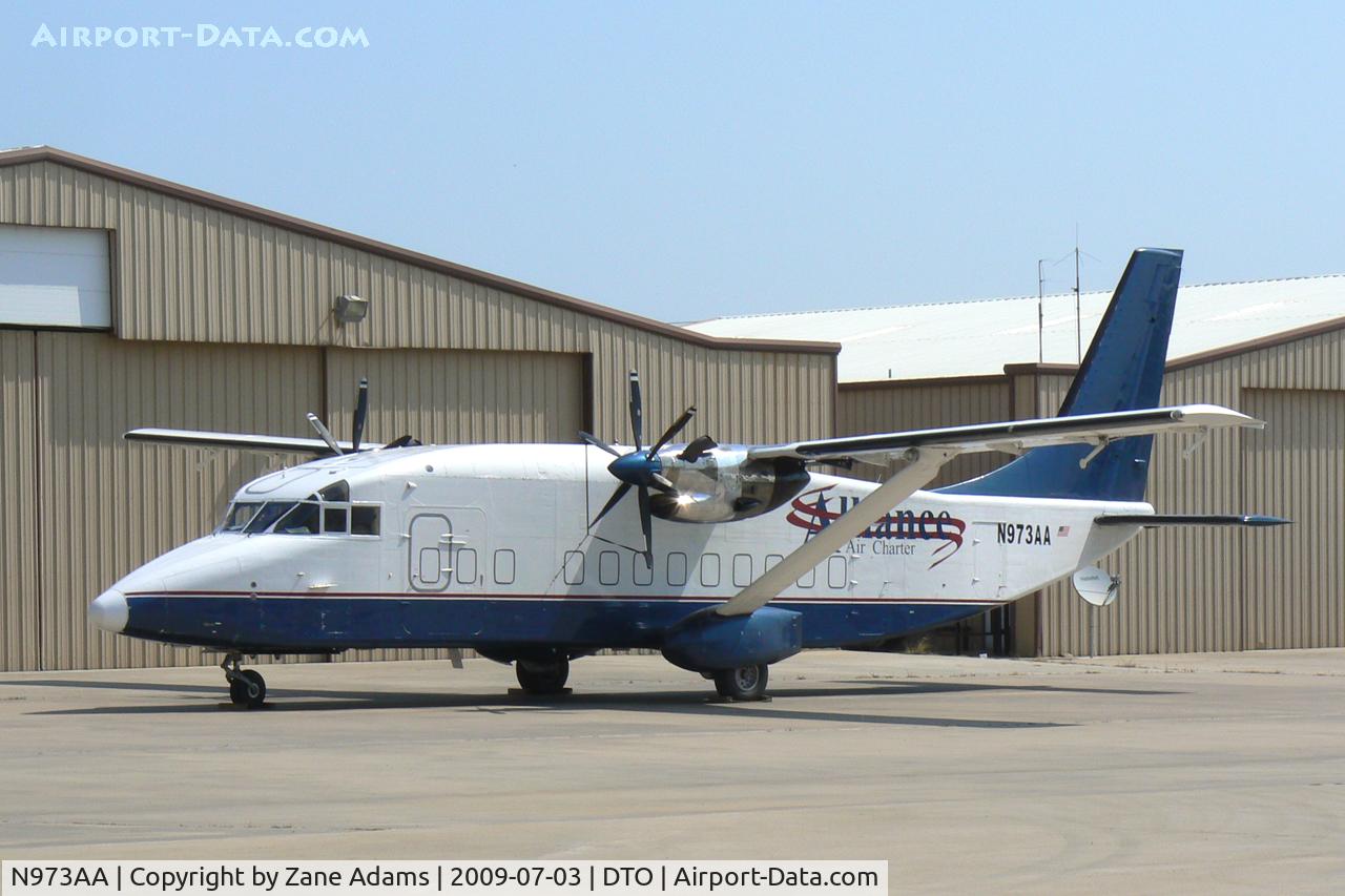 N973AA, 1988 Short SD3-60-300 C/N SH3749, At Denton Municipal