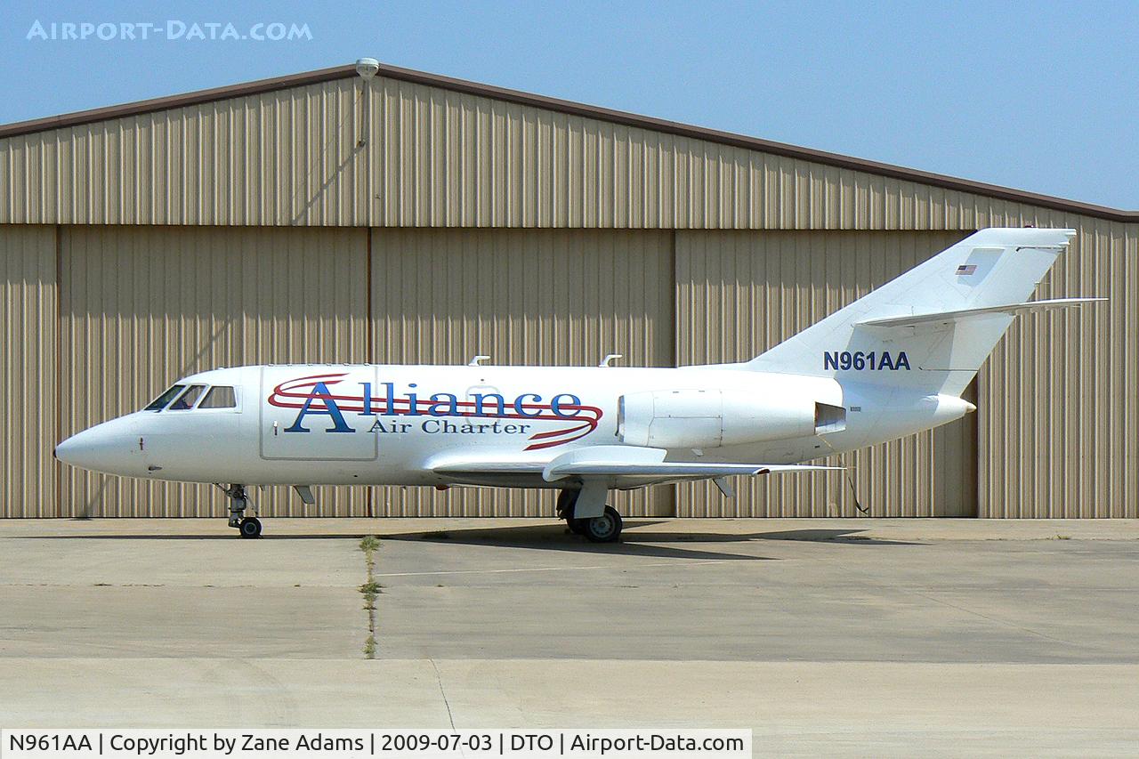 N961AA, 1969 Dassault Falcon (Mystere) 20D C/N 205, At Denton Municipal