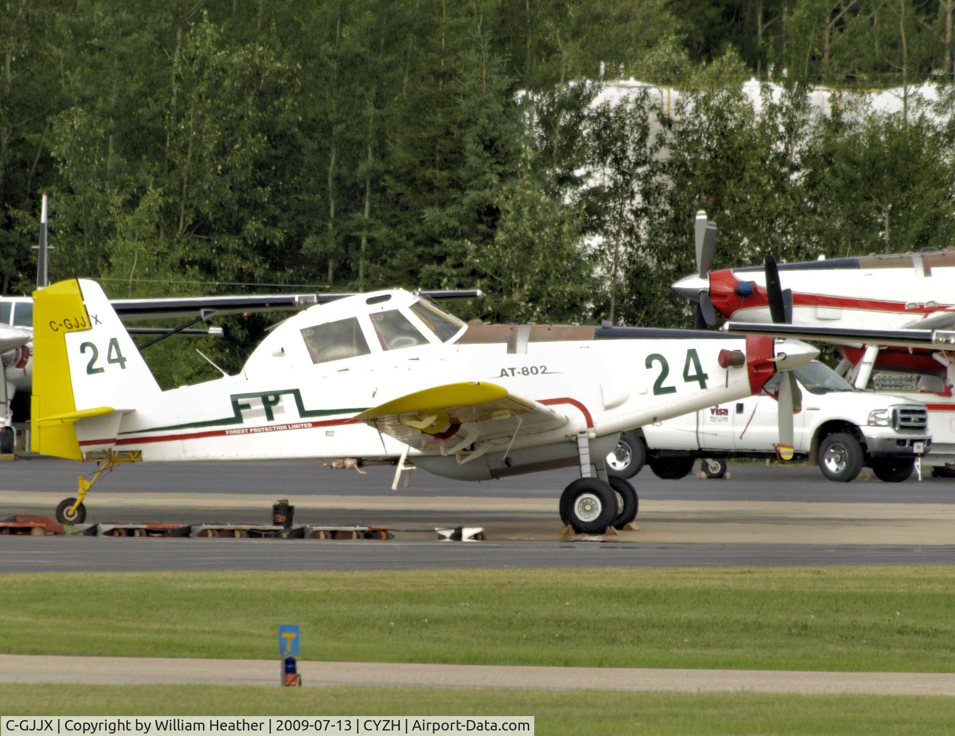 C-GJJX, 2002 Air Tractor AT-802 C/N 802-0121, Slave Lake Air Tanker base