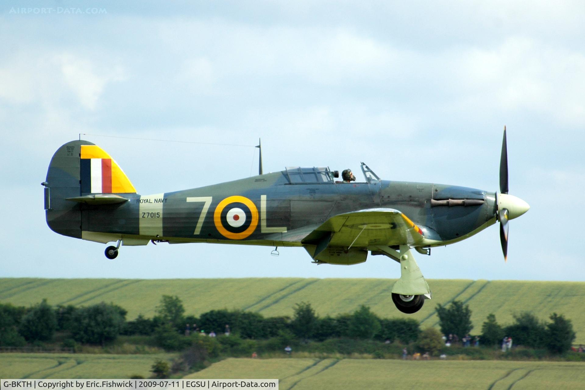 G-BKTH, 1939 Hawker (CCF) Sea Hurricane Mk1B C/N CCF/41H/4013, 42. G-BKTH at Duxford Flying Legends Air Show July 09