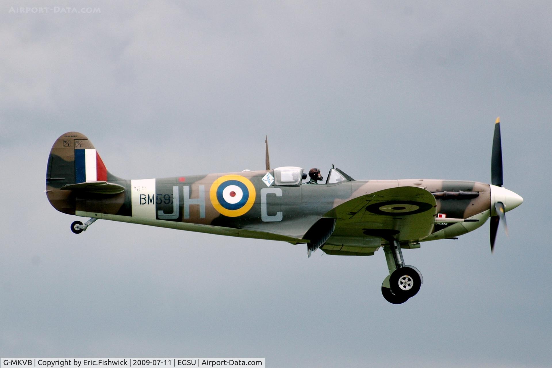 G-MKVB, 1942 Supermarine 349 Spitfire LF.Vb C/N CBAF.2461, 42. G-MKVB at Duxford Flying Legends Air Show July 09