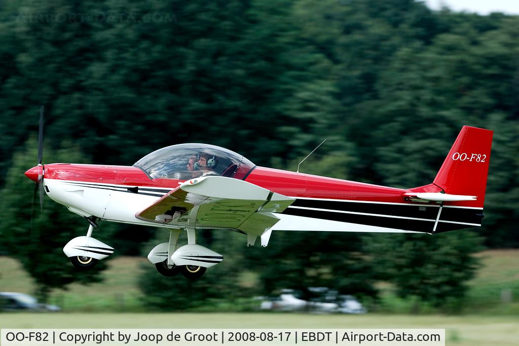 OO-F82, 2004 Zenair CH-601XL Zodiac C/N 6-9572, old timer fly in 2008