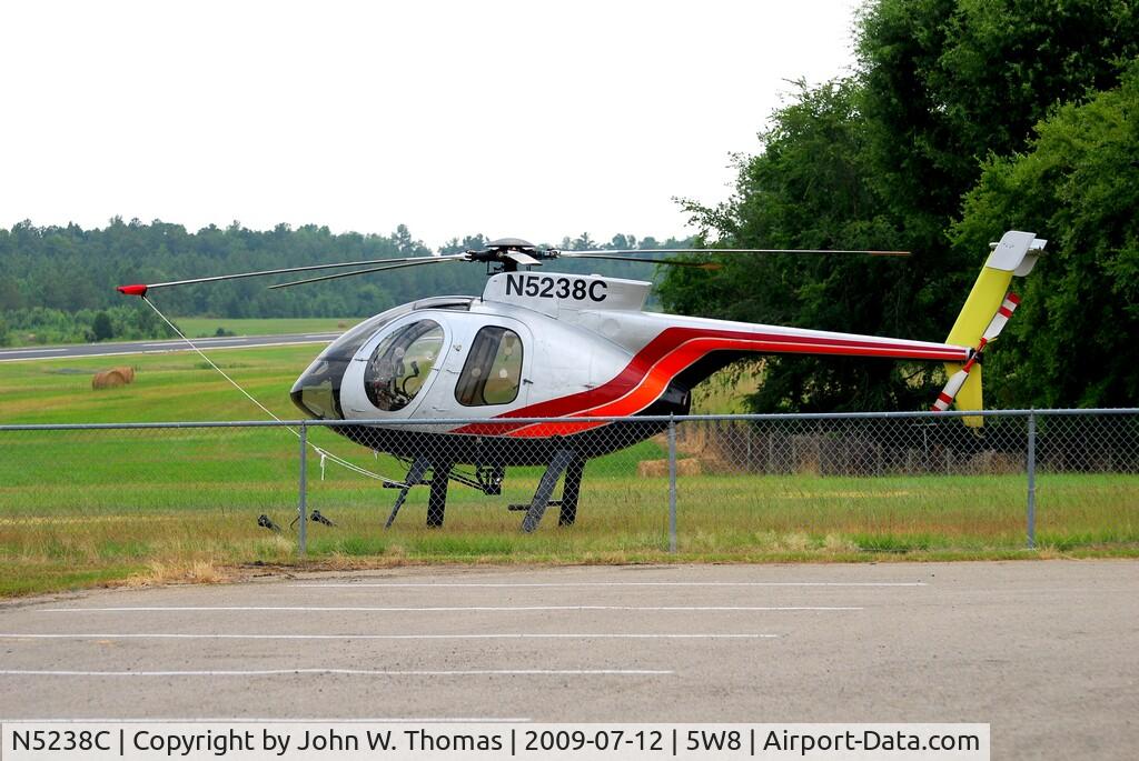 N5238C, Hughes 369E C/N 0151E, At rest....