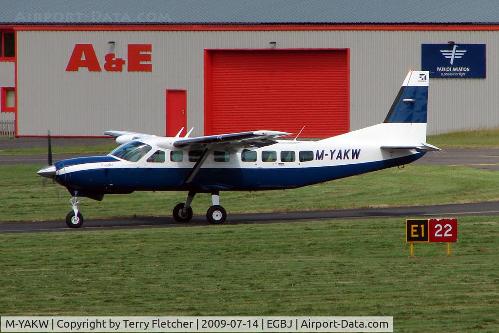 M-YAKW, 2004 Cessna 208B Grand Caravan C/N 208B-1059, at Gloucestershire (Staverton) Airport