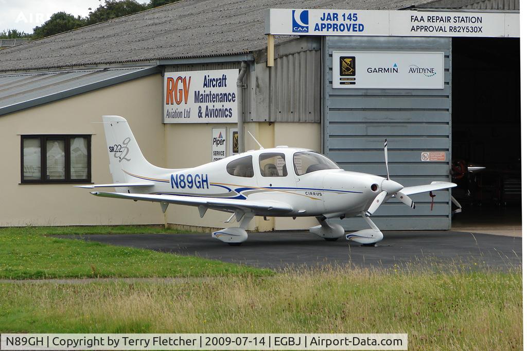 N89GH, 2004 Cirrus SR22 G2 C/N 1178, Cirrus SR22 on maintenance  at Gloucestershire (Staverton) Airport