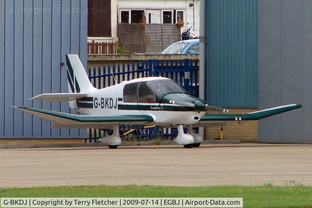 G-BKDJ, 1982 Robin DR-400-120 Dauphin 80 C/N 1584, Robin Dr400/120 at Gloucestershire (Staverton) Airport